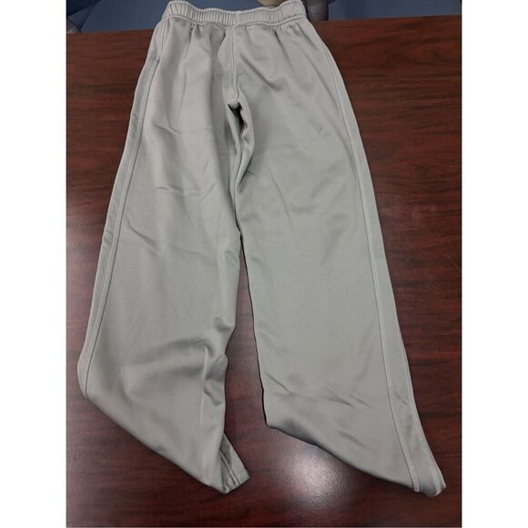 Nike Kids Therma-Fit Grey Track Pants with Pockets Size Large - Picture 3 of 8